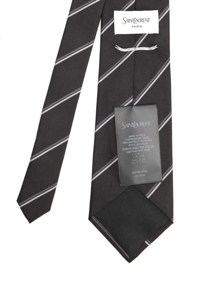Saint Laurent Wide Tie Ties And Bow Ties - Nero | 3b59b6a776fd725c20d96251e090a3c7e91008bc