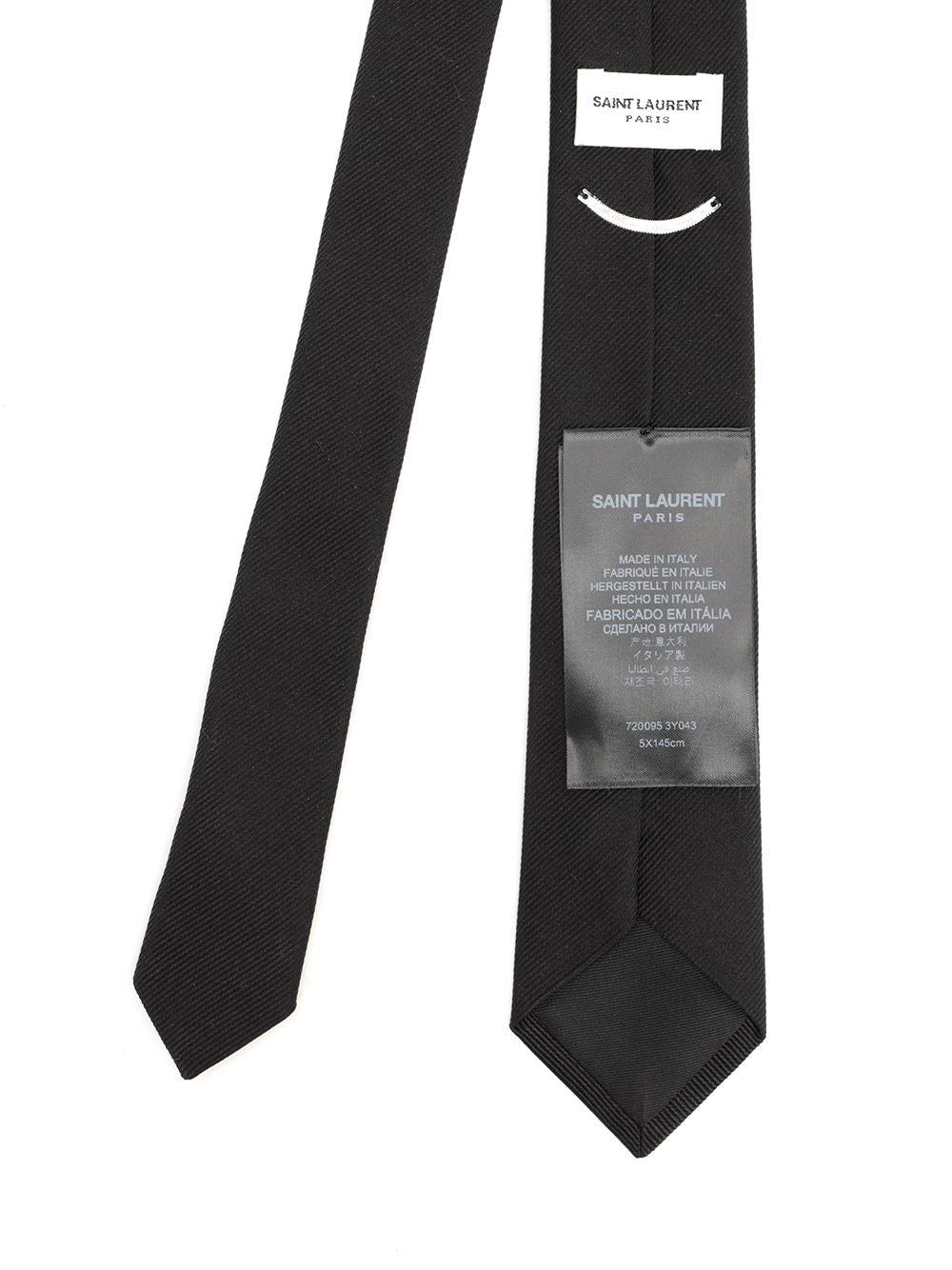 Saint Laurent Skinny Evening Tie Ties And Bow Ties - Nero | bff32f2aaefc1204f7c7d7b1bb1ac62c17778682