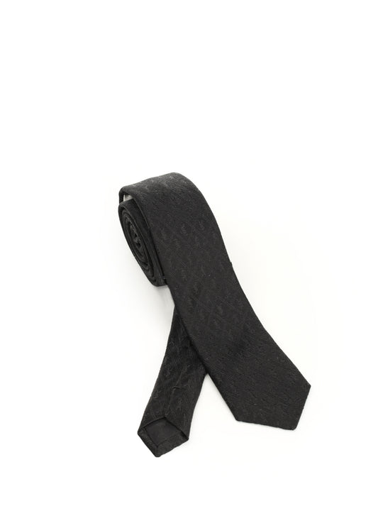 Monogram Tie Ties And Bow Ties Nero