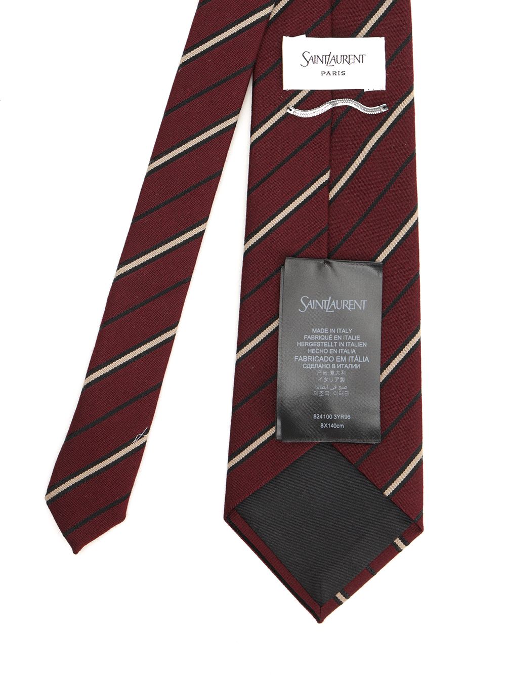 Saint Laurent Wide Tie Ties And Bow Ties - Rosso | 6bb82667256b31fbbeafbc15f7c43f851451915a