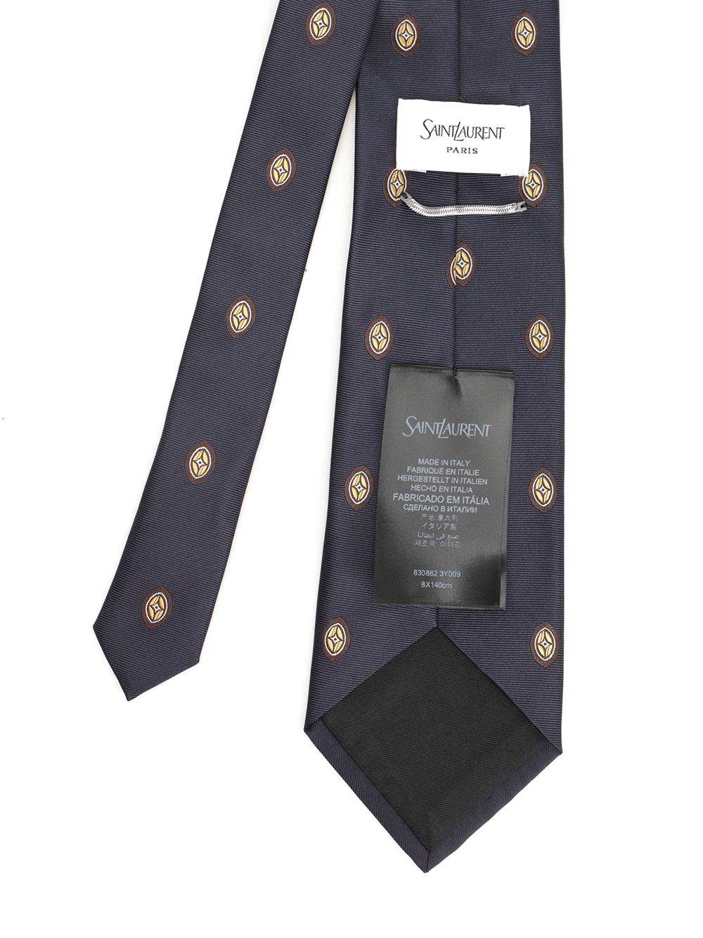 Saint Laurent Wide Tie Ties And Bow Ties - Blu | 750d5bfd1e791a87a1185375a77a24a899d92fac