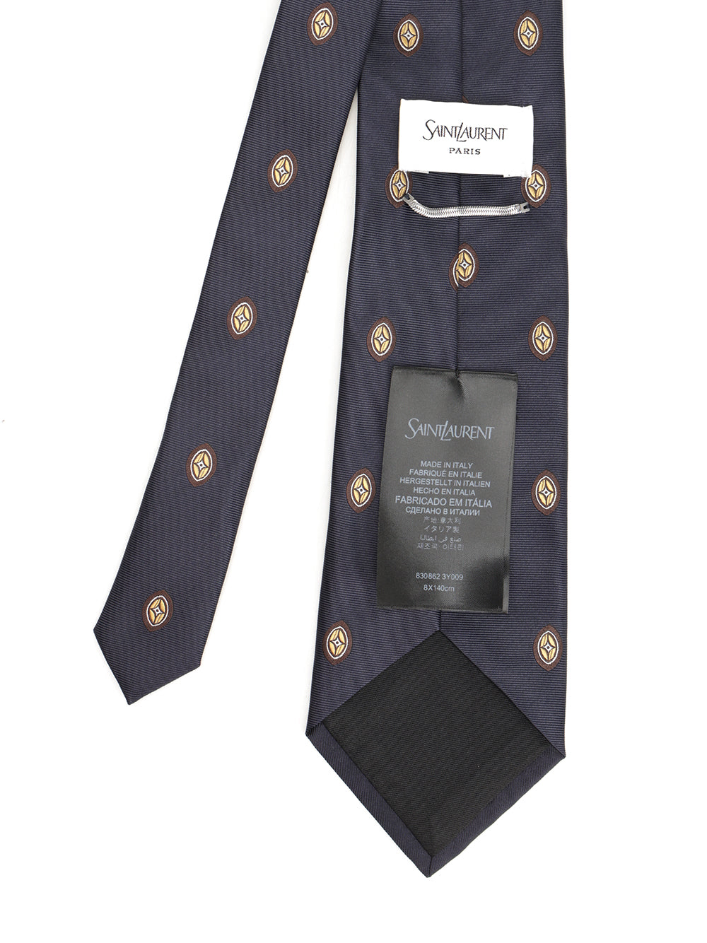 Saint Laurent Wide Tie Ties And Bow Ties - Blu | 4bf1ffe3bcdf1e4a5f237c4a8d9c6fa85cb81962