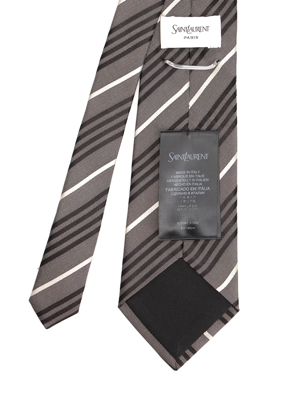 Saint Laurent Wide Tie Ties And Bow Ties - Beige | 8d1078f7cc432804c0758fff0d4aa9872523ee44