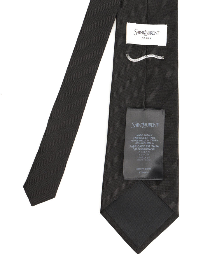 Saint Laurent Wide Tie Ties And Bow Ties - Nero | a33c1df4a7dc86c7dc17187540b31fccd2ee7cdf