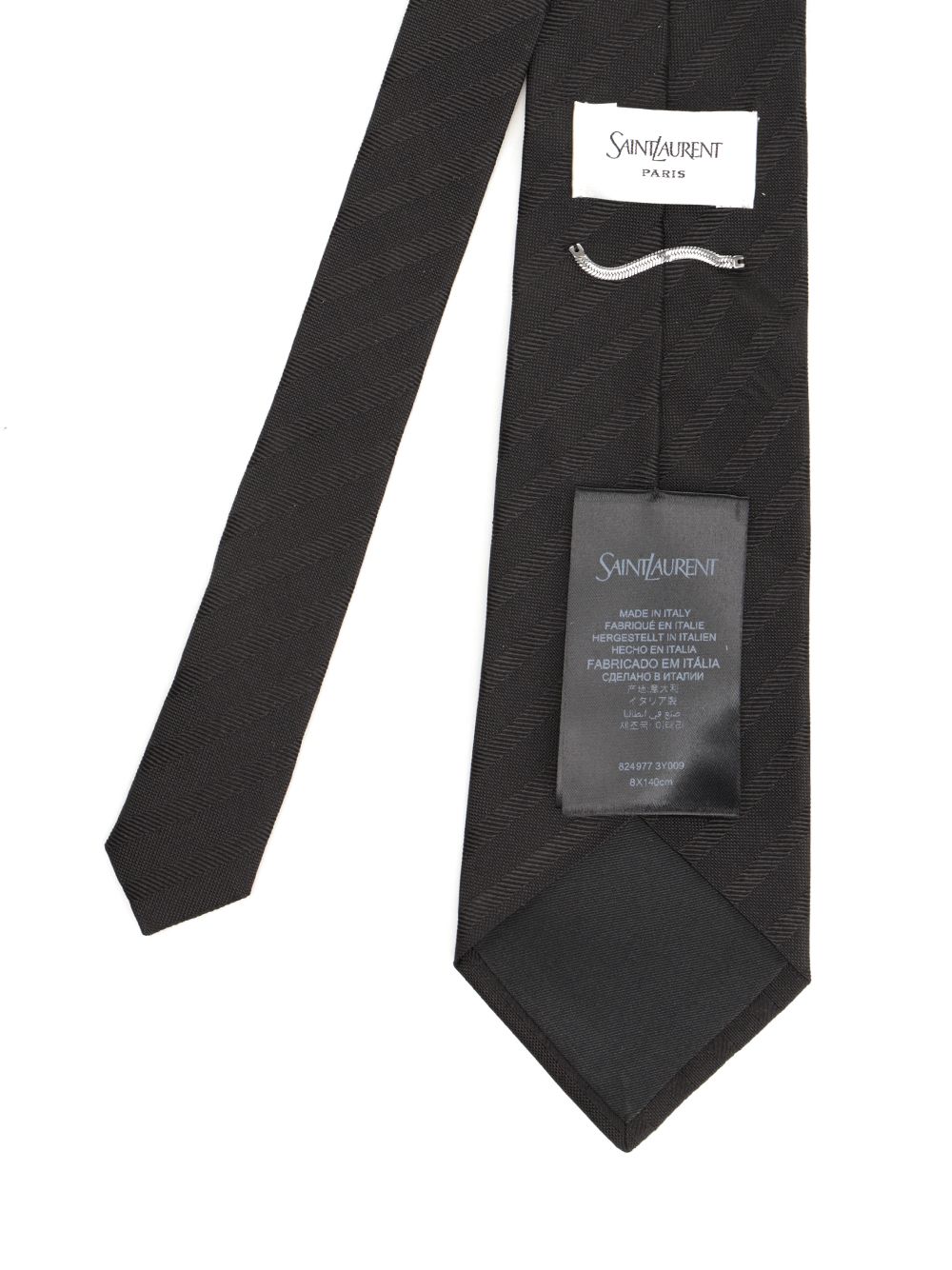 Saint Laurent Wide Tie Ties And Bow Ties - Nero | 994a577c109255ad9dfcd2507f34ef4b02a78408