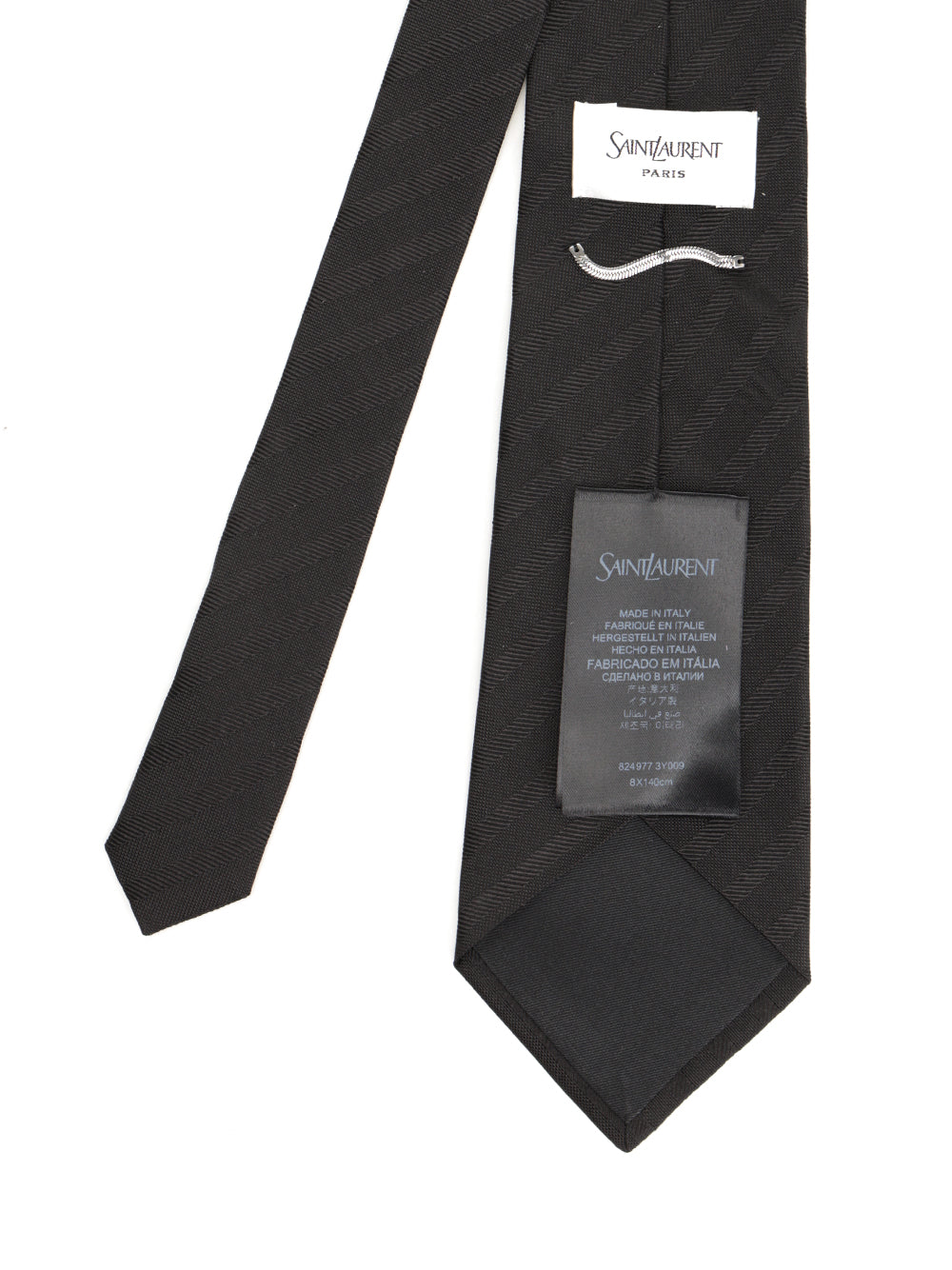 Saint Laurent Wide Tie Ties And Bow Ties - Nero | a33c1df4a7dc86c7dc17187540b31fccd2ee7cdf