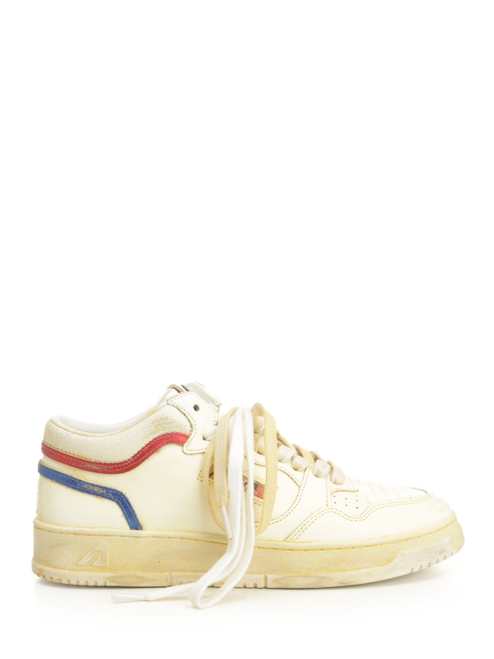 Autry  Medial Stripe Sneakers - Beige | c90659761d0f7be2339016c0992a8b6c75af9f99