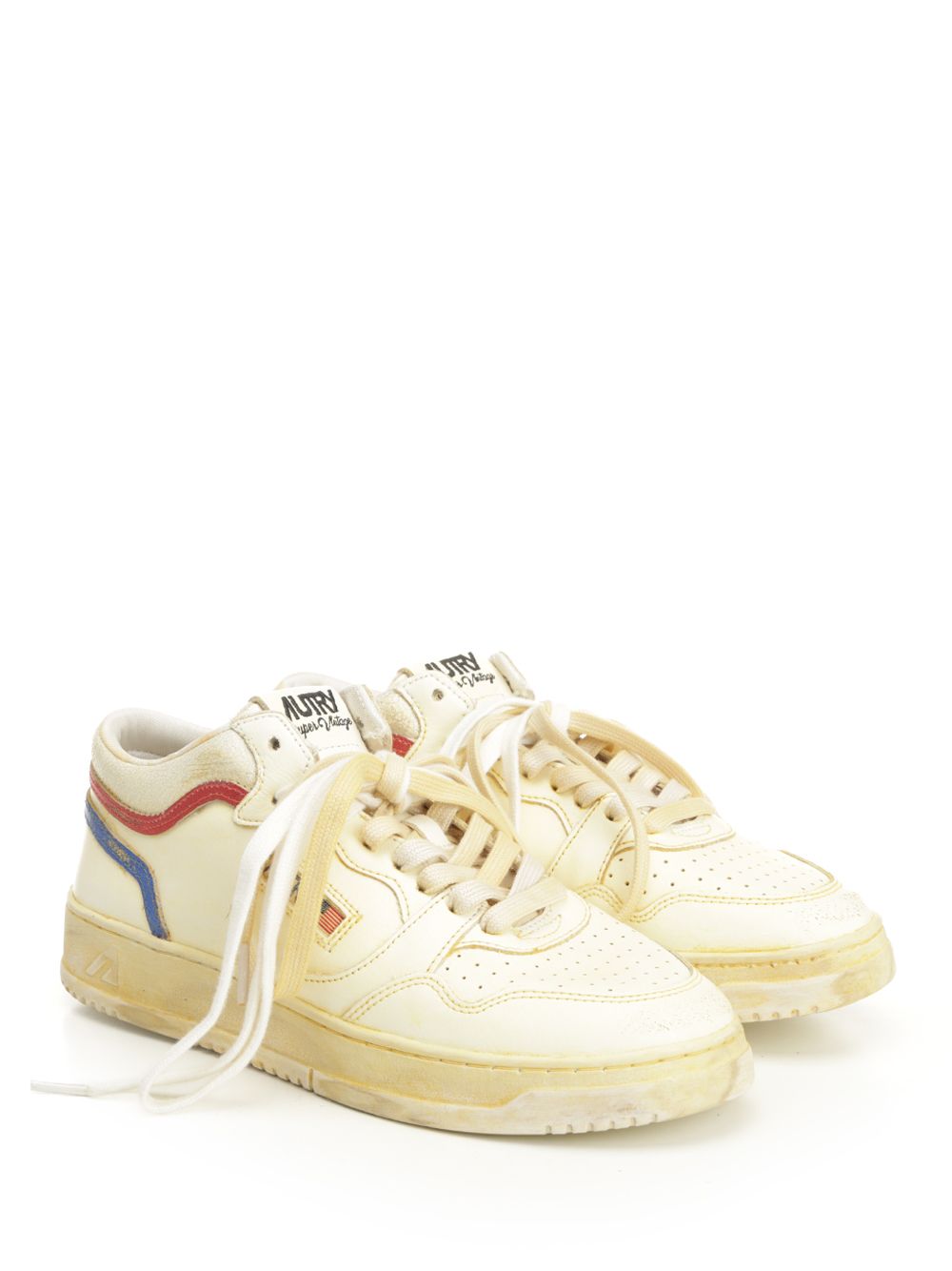 Autry  Medial Stripe Sneakers - Beige | 9110dc13028864e6c6303e060df783fc63b54e5a