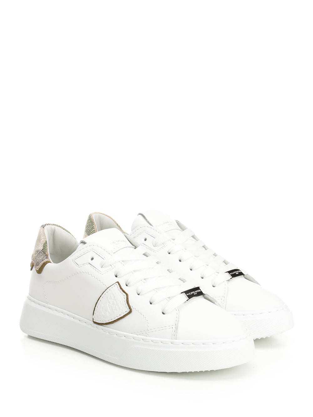 Philippe Model Temple Sneaker Sneakers - Bianco | 1ae7d1f565d59a48779f902eb6d523f37679977e