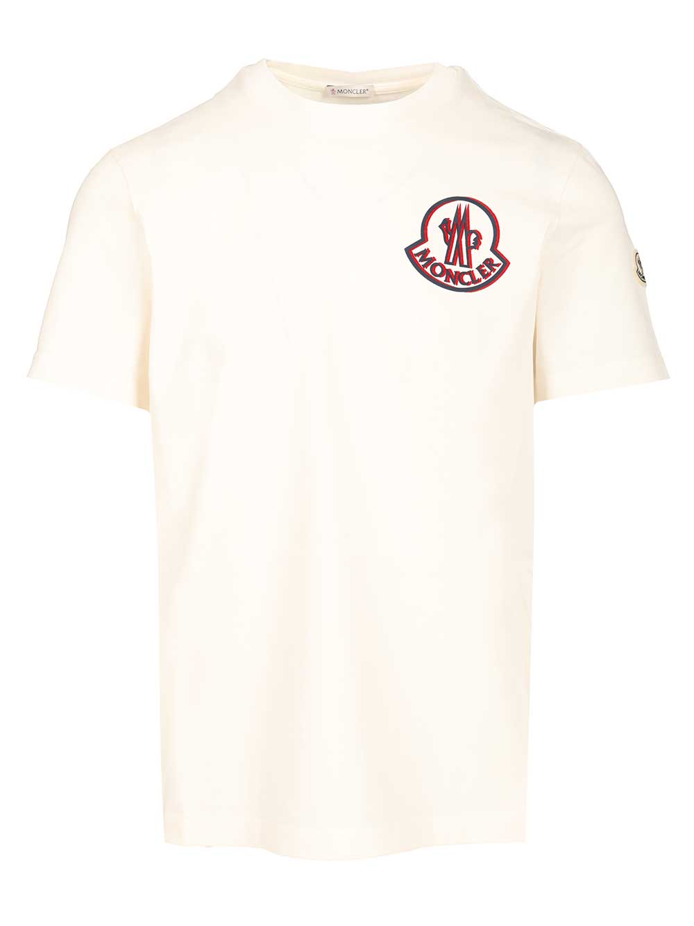 Moncler Cotton T-Shirt - Bianco | 89695591782e6ae8a873e3379dad31a7b077fb70