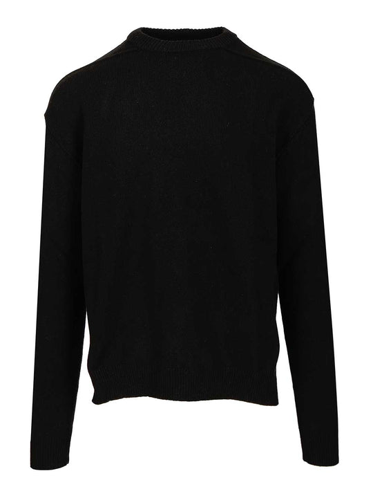 Cashmere Crew Neck Sweater Knitwear Nero