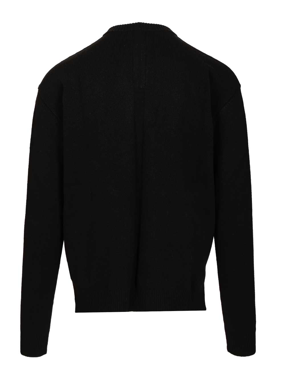 Rick Owens Cashmere Crew Neck Sweater Knitwear - Nero | c53c73bde5a11a83e6b5021c47bcea4b16fe3116