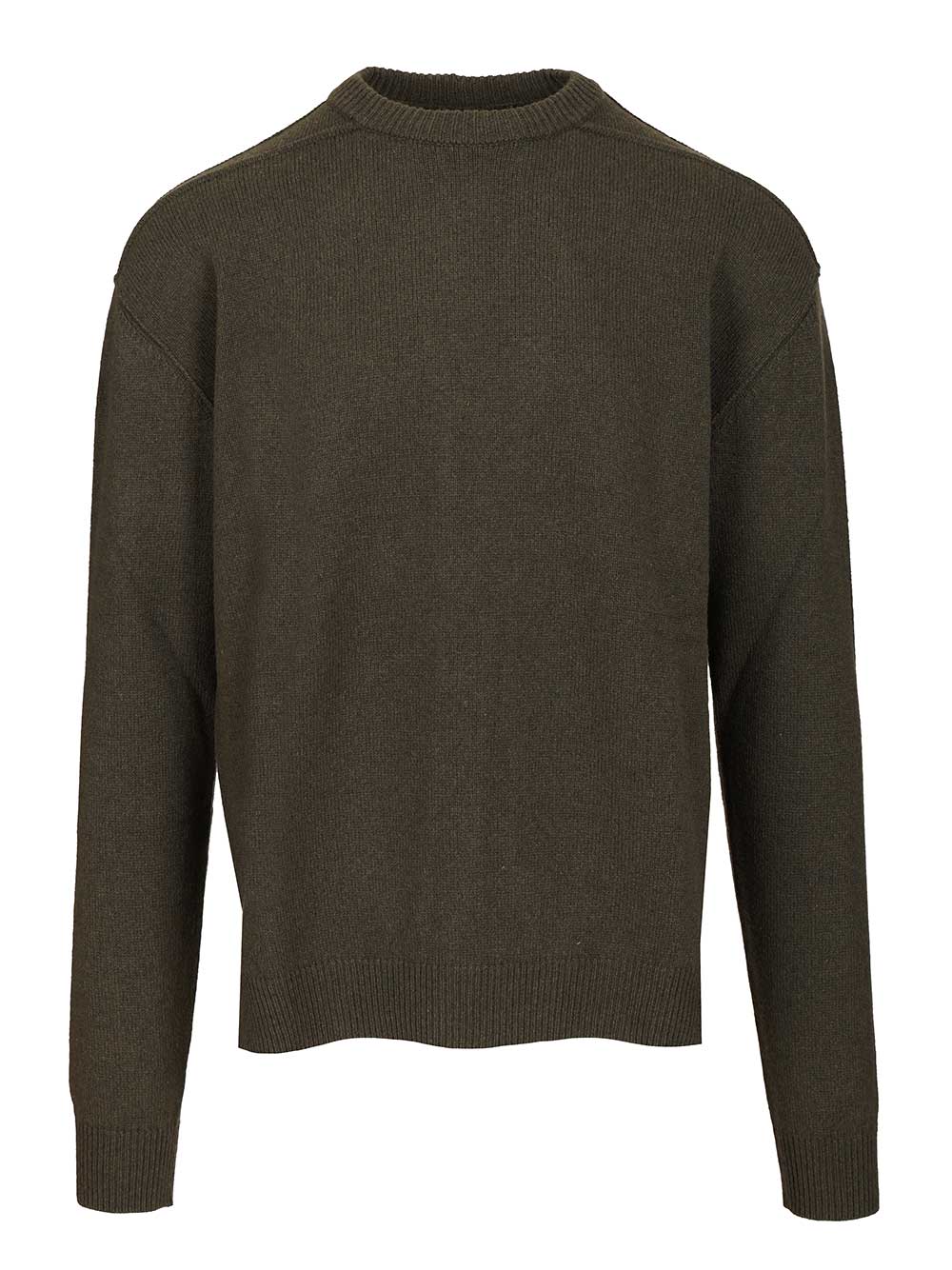 Rick Owens Cashmere Crew Neck Sweater Knitwear - Verde | 847a643fd06daee2f24bb4c1256cd3ac20f37b5e