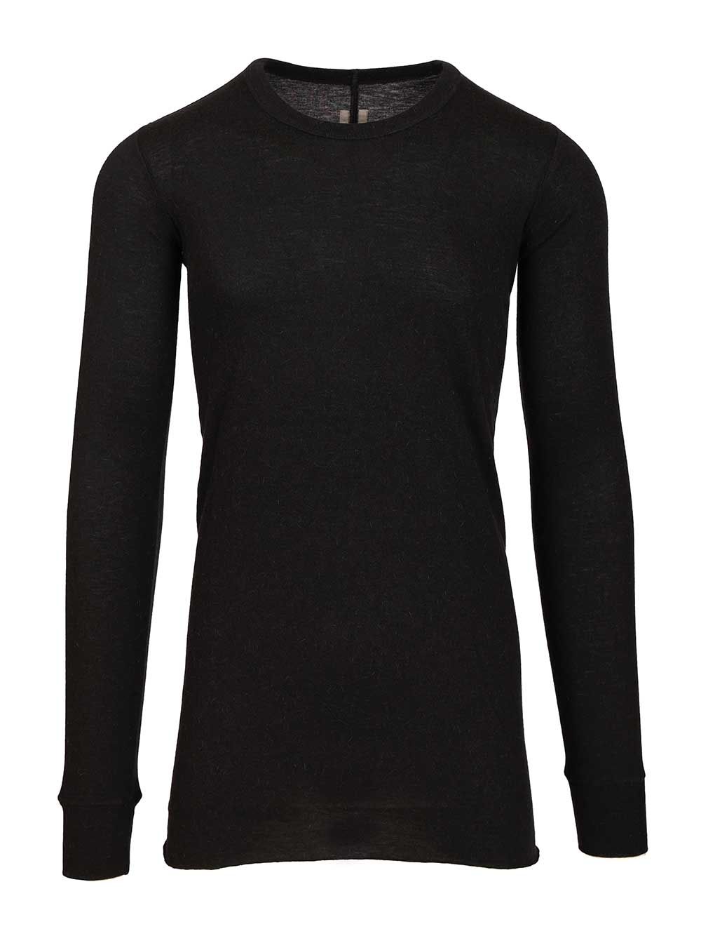 Rick Owens Long-Sleeved T-Shirt - Nero | 632e68a188485bf6ab7847136238fe052bdd986b