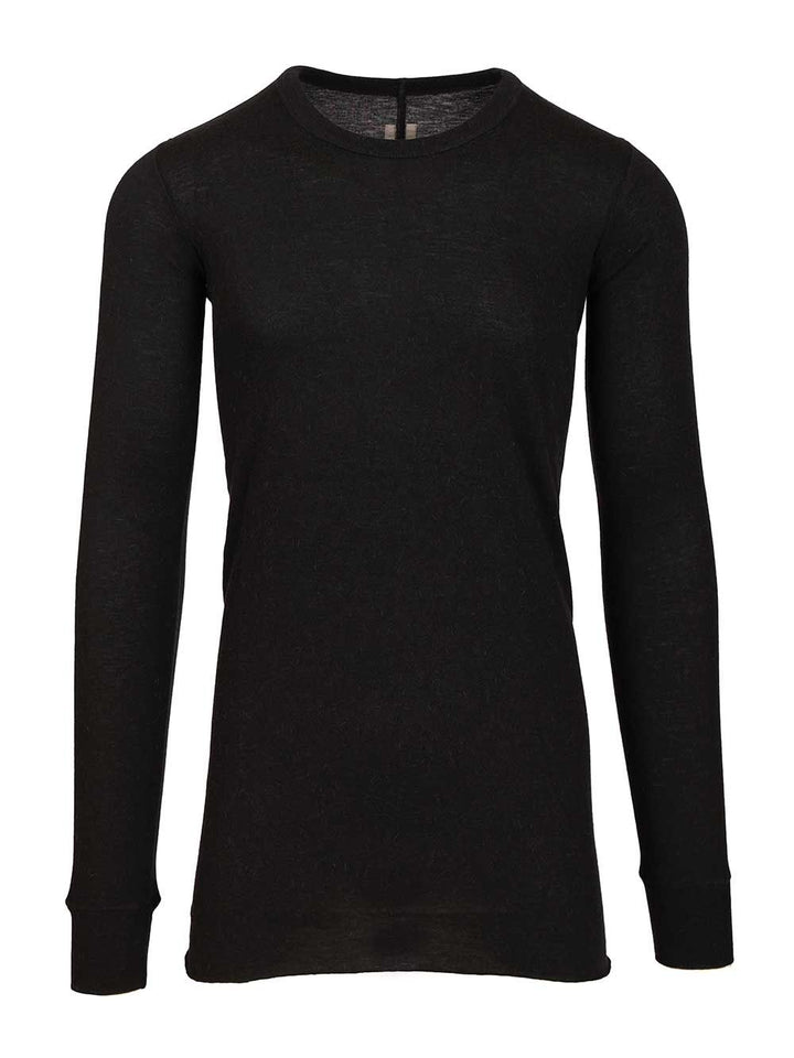 Rick Owens Long-Sleeved T-Shirt - Nero | 632e68a188485bf6ab7847136238fe052bdd986b