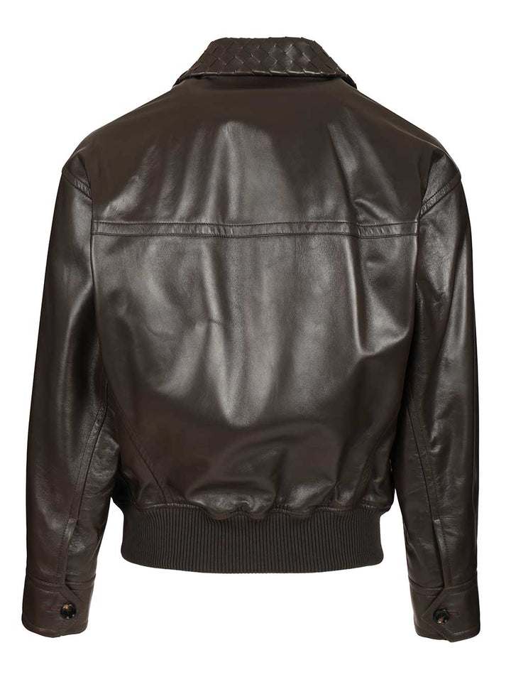 Bottega Veneta Leather Jacket Giacche - Marrone | 45b6b877f775b7177d0fe732184004a58720fb50