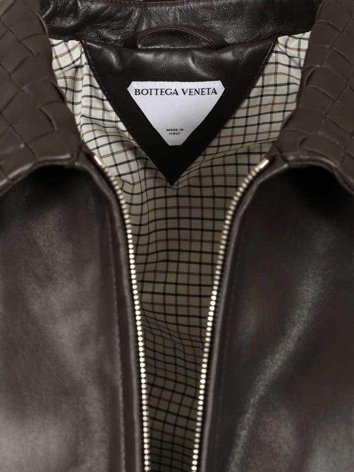 Bottega Veneta Leather Jacket Giacche - Marrone | 6031a44f64342756c15a4841380406a7467706d2
