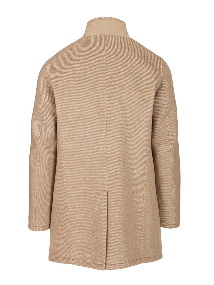 Al Duca D'Aosta Natté Coat Coats - Beige | ccd9a6577a77aa4fccbc2460fb755c0076413063