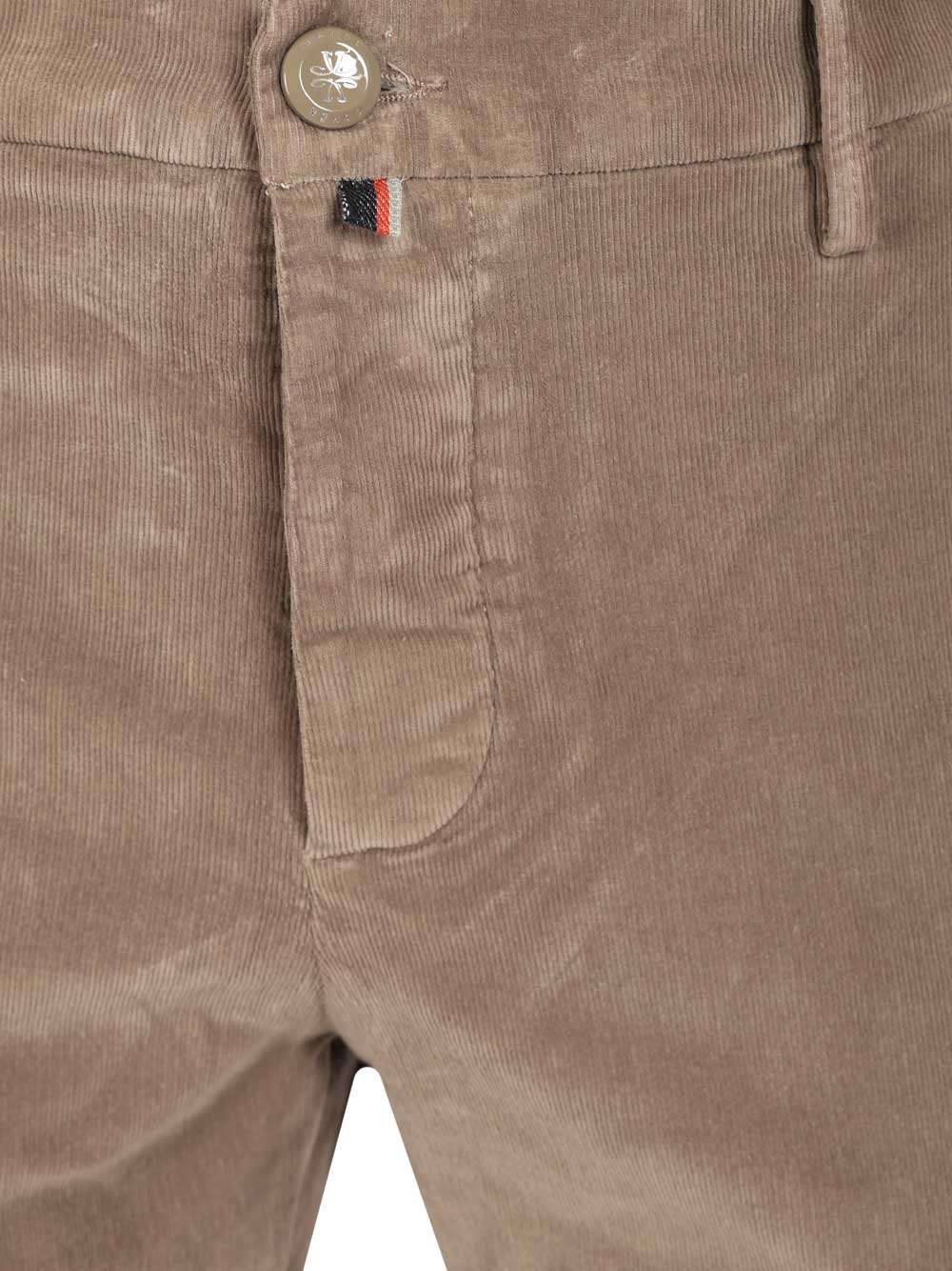 Jacob Cohen Slim Fit Trousers - Beige | b1d55c1aebe0a47d3f9053d3e2d7e363a1b8dca4