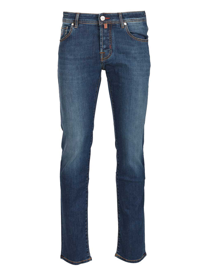 Jacob Cohen Nick Slim 5-Pocket Jeans - Blu | b3ae92507ff9d93e730ec2da7e501311c27bb27c