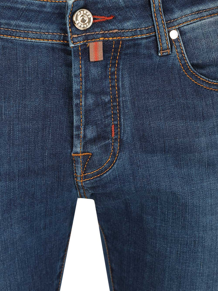 Jacob Cohen Nick Slim 5-Pocket Jeans - Blu | 38ec9f185a20d05c115108dcfcdeae8789bb6ede