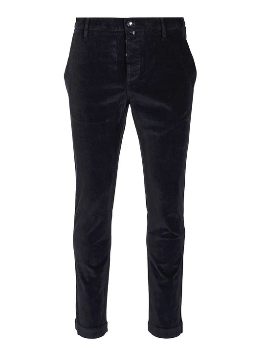 Slim Fit Trousers Blu