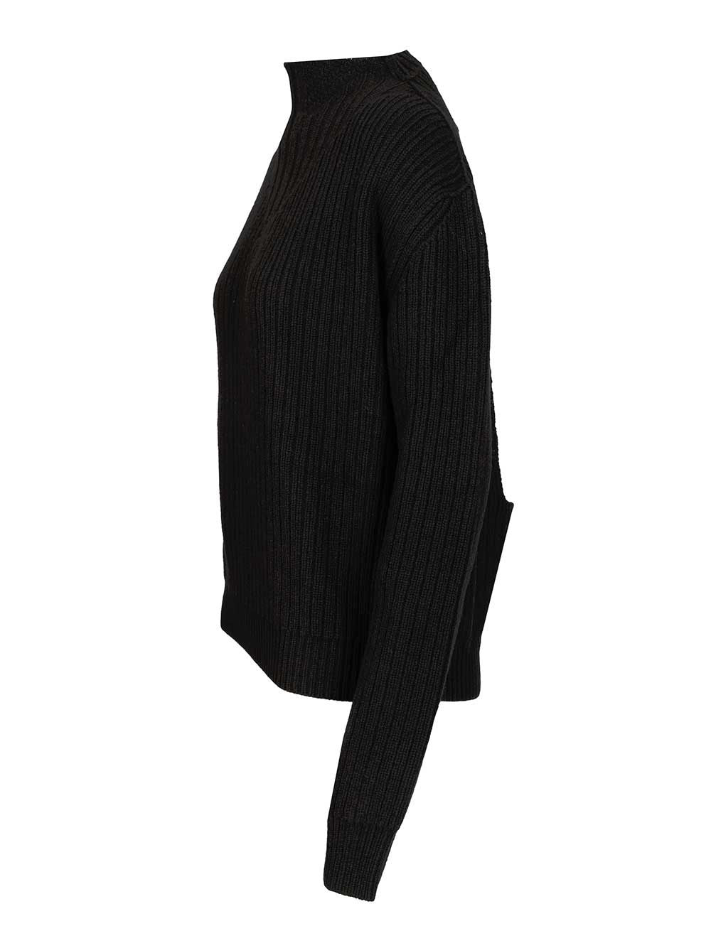 Rick Owens Wool Sweater Knitwear - Nero | 083793153b749cba42710d5cd4f22d4ac609597f