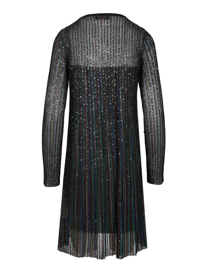 Missoni Short Dress In Lurex Abiti - Nero | a6d7571ae90bcf9047652c0463a9513df807d7cd