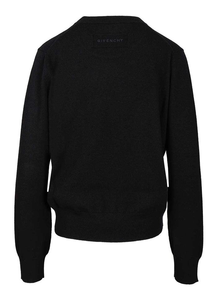 Givenchy Cashmere Crew Neck Knitwear - Nero | eb7508e637b5261ffa47917558c22d1b881aced4