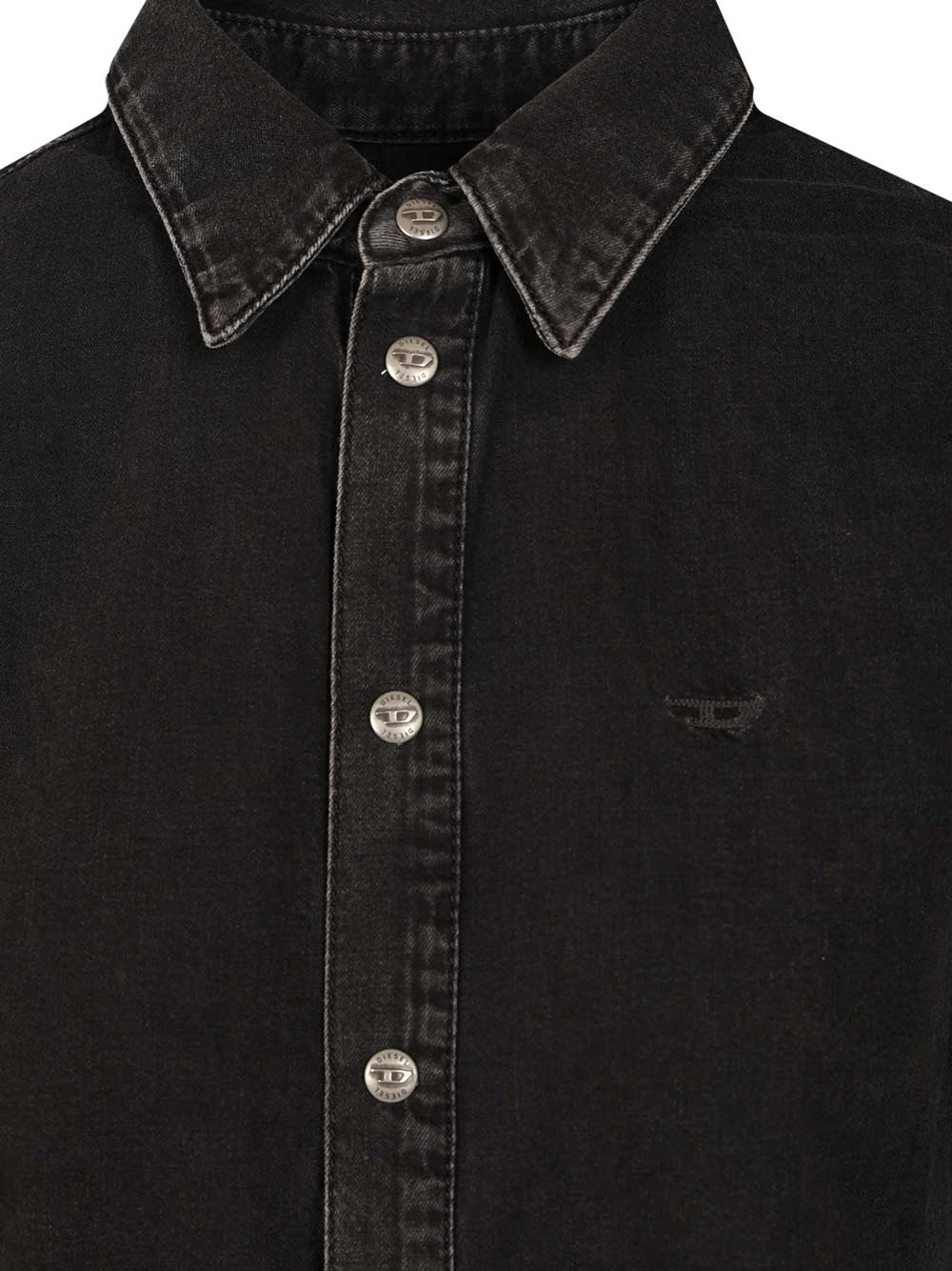 Diesel Denim Shirt Shirts - Nero | 4b8bf68f0aac9ea391238ceb3bd4c134b185788f