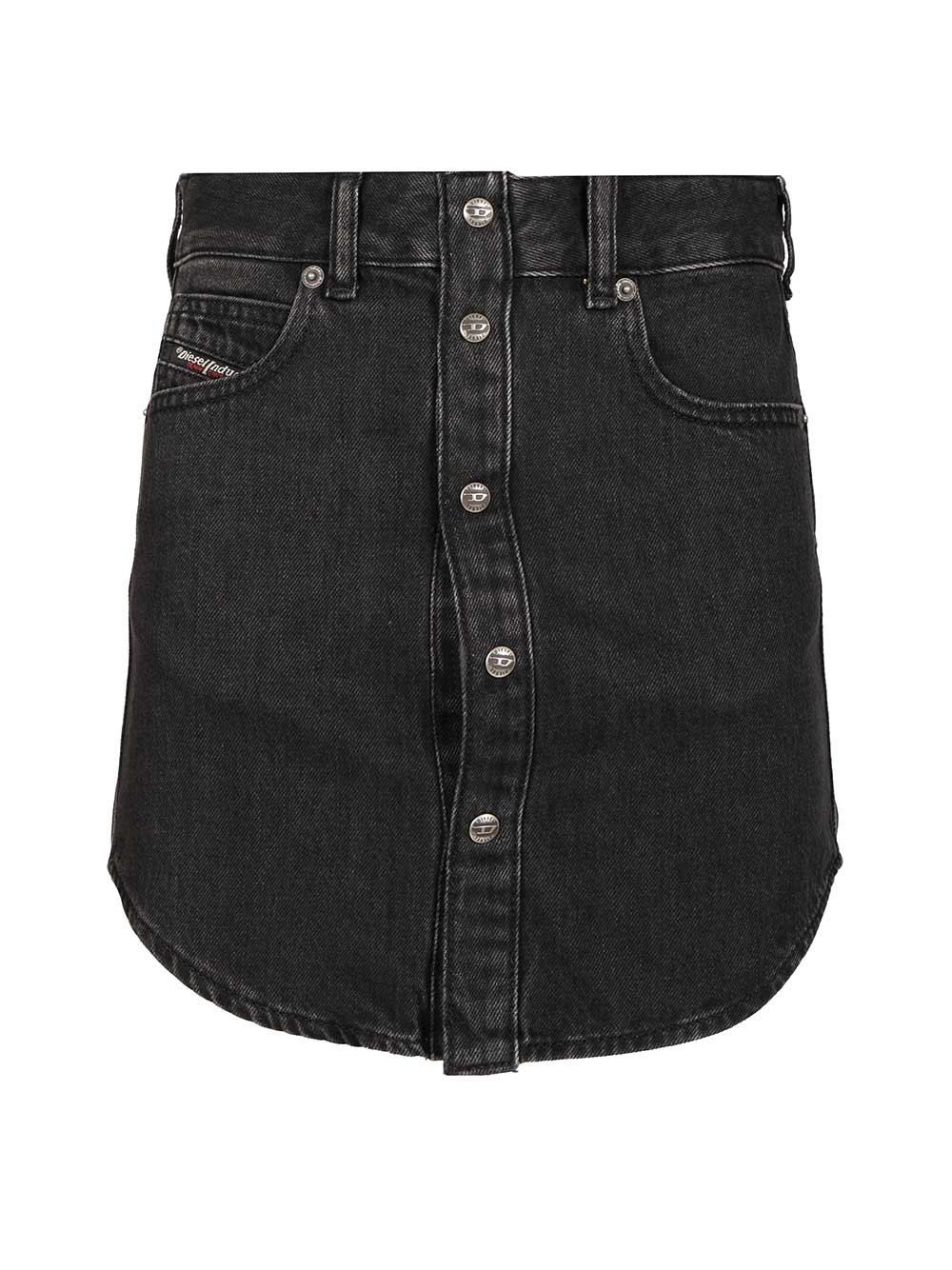 Diesel De-Ard Miniskirt Giacche - Nero | 497f6413d0c24a32a2492d9648da4ebb1442bd65