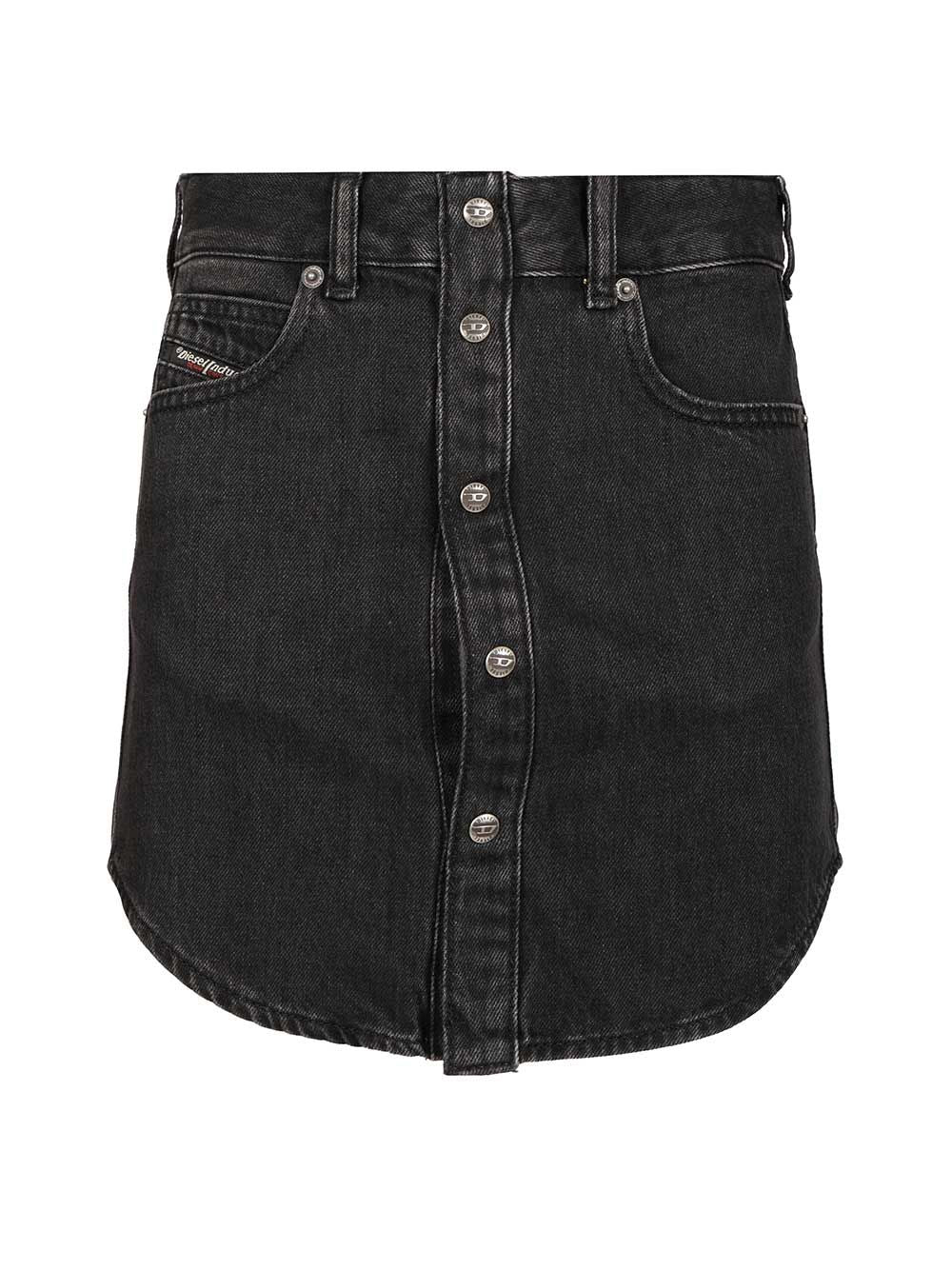 Diesel De-Ard Miniskirt Giacche - Nero | d34b944f5cef858b1bb600894149e1712b30ff3b
