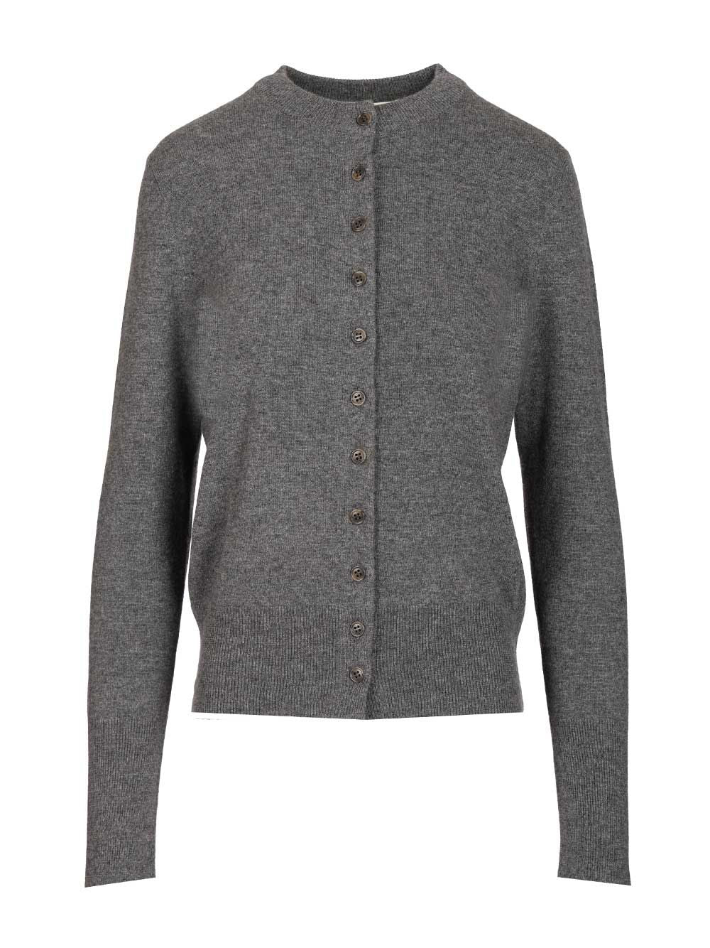 Lisa Yang Nellia Cardigan Knitwear - Grey | d9c48ad05fd27eeabaf9d254b77b687f1063dd4e