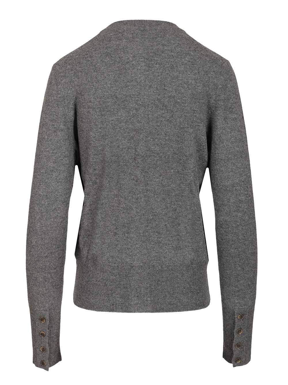 Lisa Yang Nellia Cardigan Knitwear - Grey | e0d619ed2c3190de9be46632f7d68429c2102cec