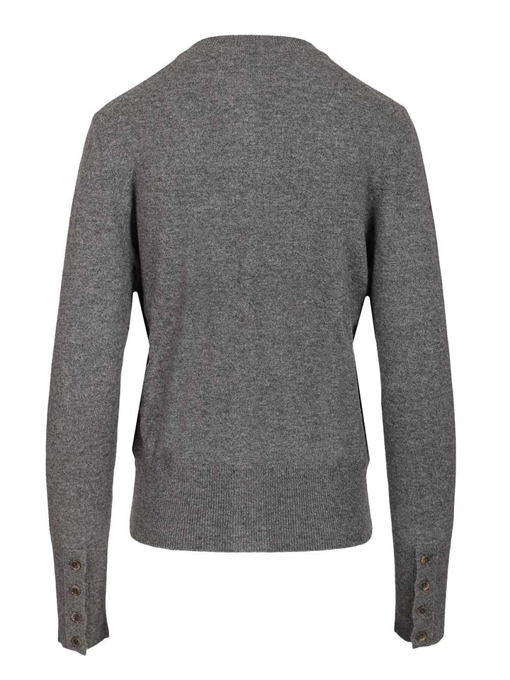 Lisa Yang Nellia Cardigan Knitwear - Grey | e0d619ed2c3190de9be46632f7d68429c2102cec