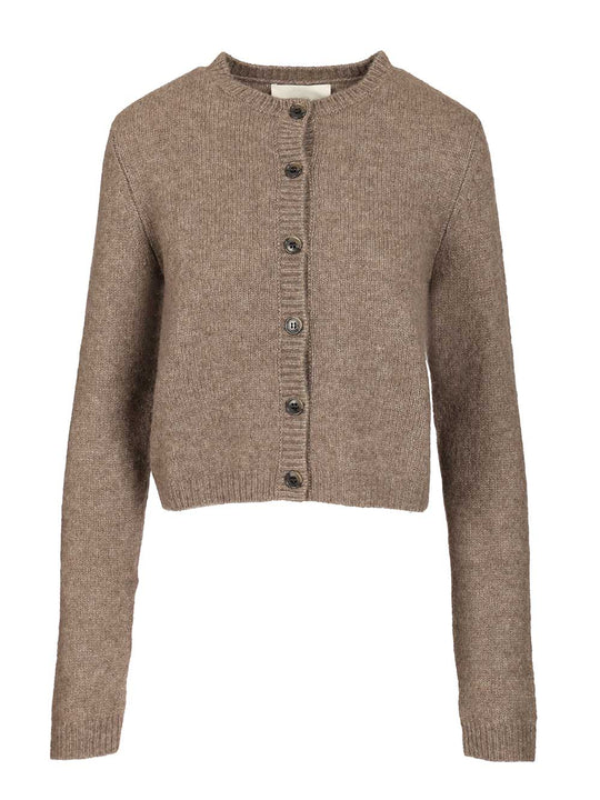 Felicia Cardigan Knitwear Marrone