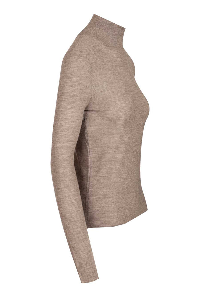 Lisa Yang Lory Cashmere Turtleneck Knitwear - Marrone | 79ff9bd7e256f3347f34f037f21c11a131fd45b8