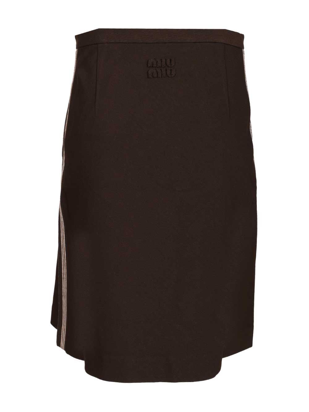 Miu Miu Knitted Skirt Gonne - Marrone | 5aee6c9a2a28c530f788e23d2c0f556e724c6f0d