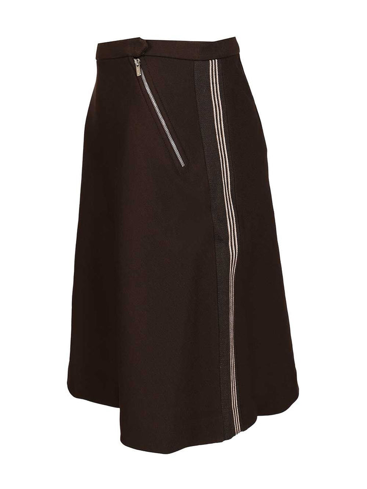 Miu Miu Knitted Skirt Gonne - Marrone | 05abbe53a4ae335941579c680d39c48590e6f734