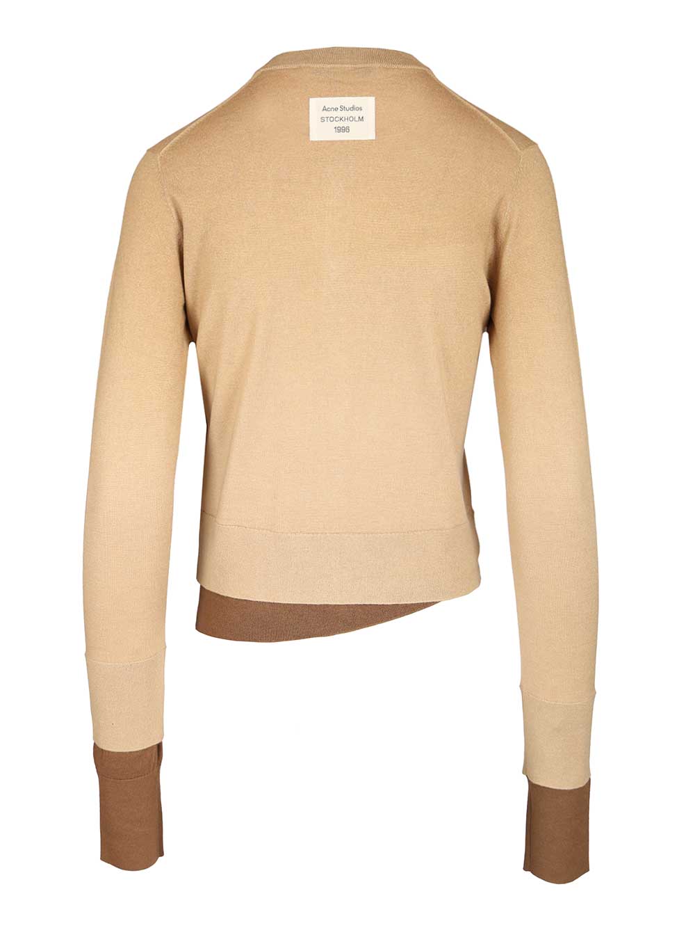 Acne Studios Cashmere Blend Sweater Knitwear - Beige | 558430a620f9ec57bc713c1b5bb7325175ba9d26