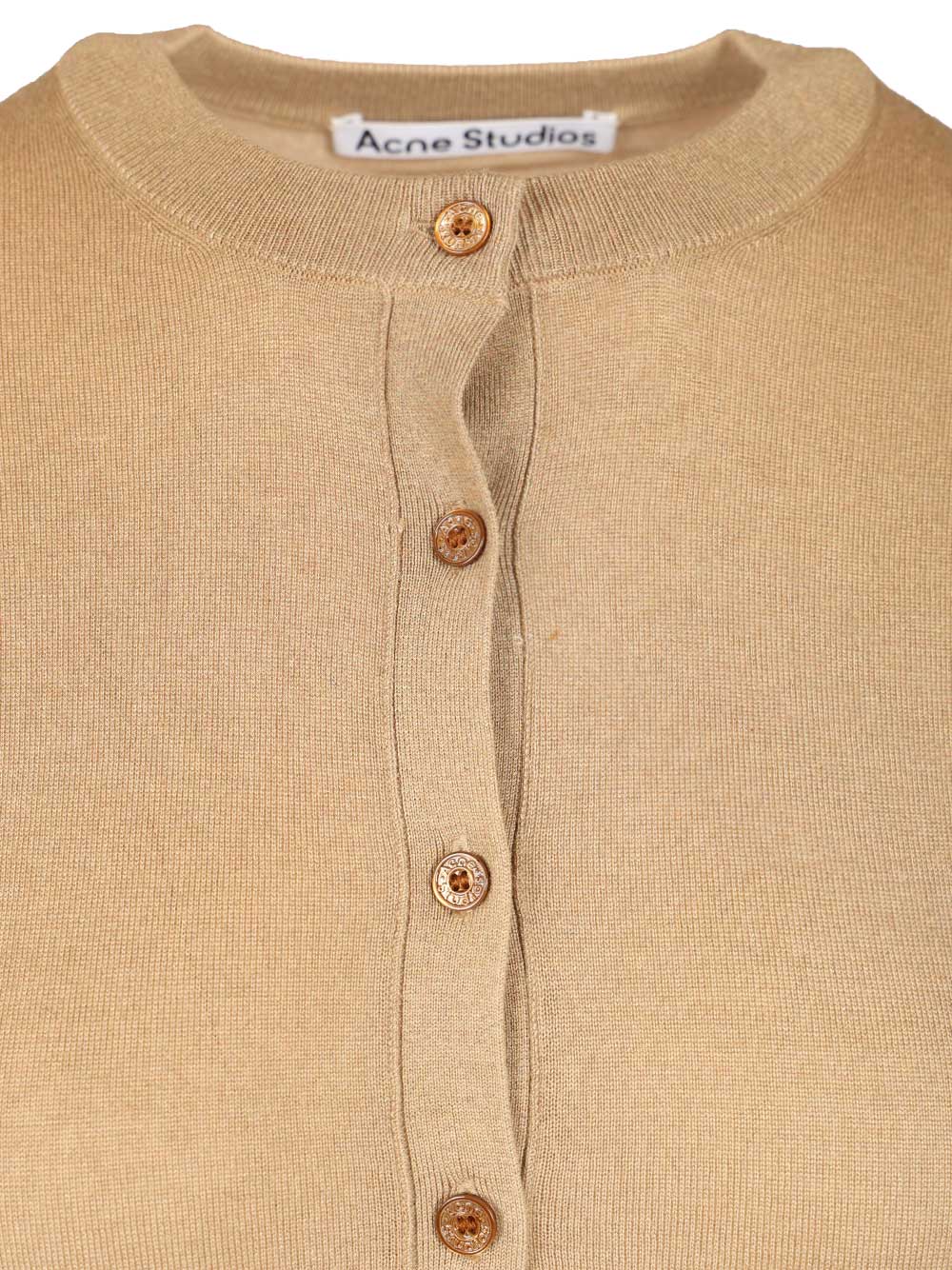 Acne Studios Cashmere Blend Sweater Knitwear - Beige | 10c26549c0cdb69b0fa2010b14153f1a74d65f21