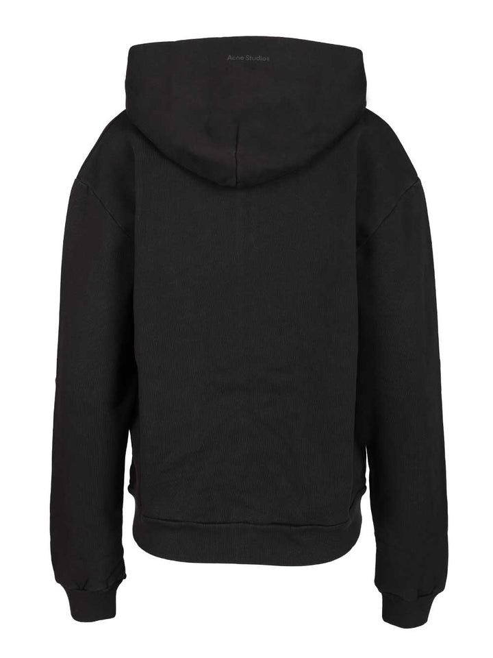 Acne Studios Zip-Up Hoodie Sweatshirts - Nero | a0498bcabc51432a699225a1336b90a48f9e768f