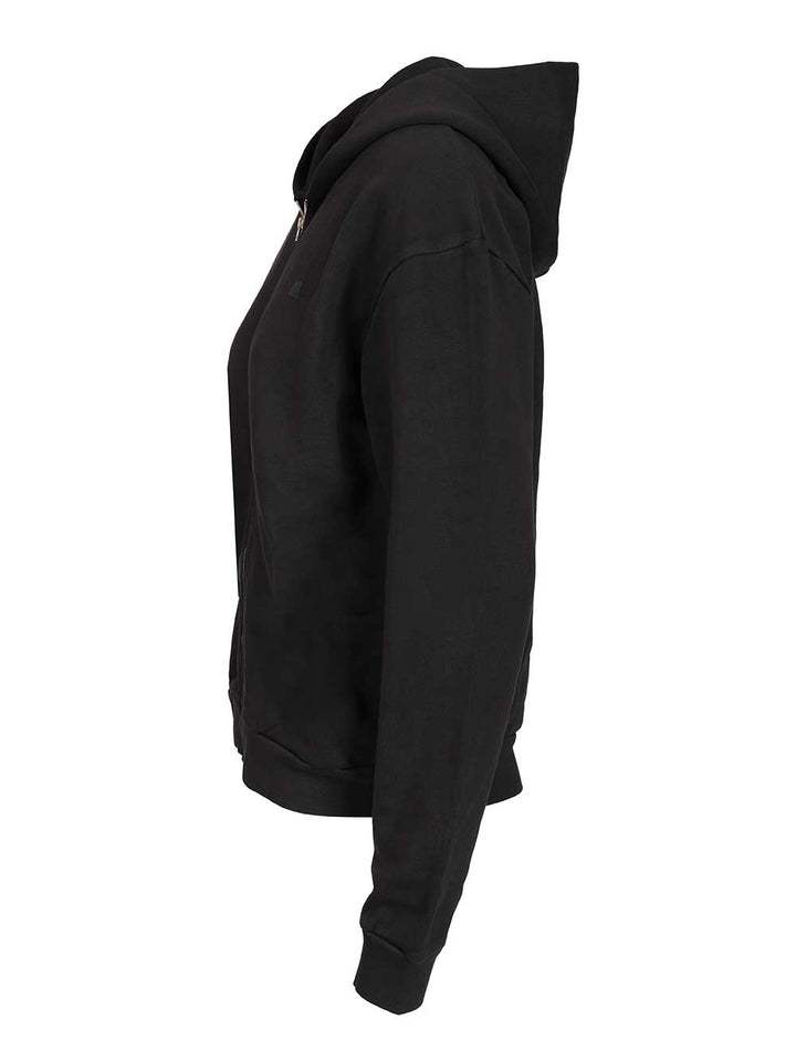 Acne Studios Zip-Up Hoodie Sweatshirts - Nero | 7955183b6dc8368077a5606c60a2d26aa59c7959