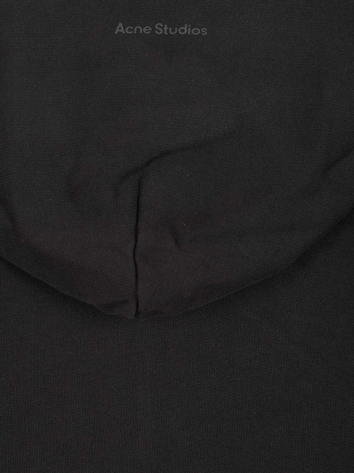 Acne Studios Zip-Up Hoodie Sweatshirts - Nero | fc887c475606c918f571f38bbfacc605638d0f29