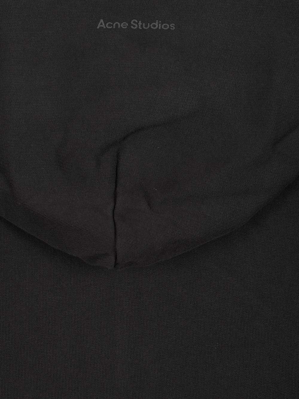 Acne Studios Zip-Up Hoodie Sweatshirts - Nero | fc887c475606c918f571f38bbfacc605638d0f29