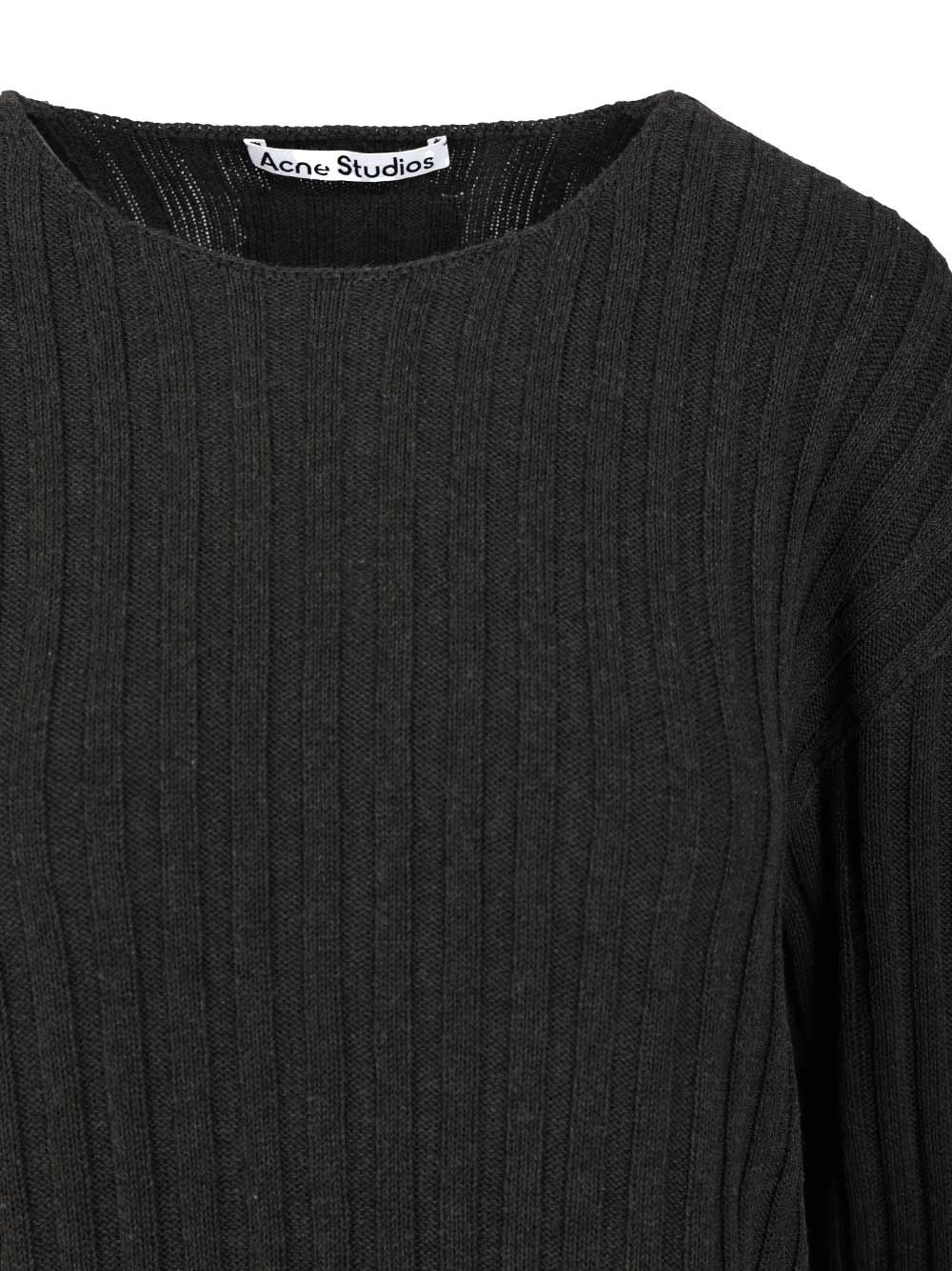 Acne Studios Crew Neck Sweater Knitwear - Grey | cb0e8afab87ff5984e5917de79f2e123b822123c