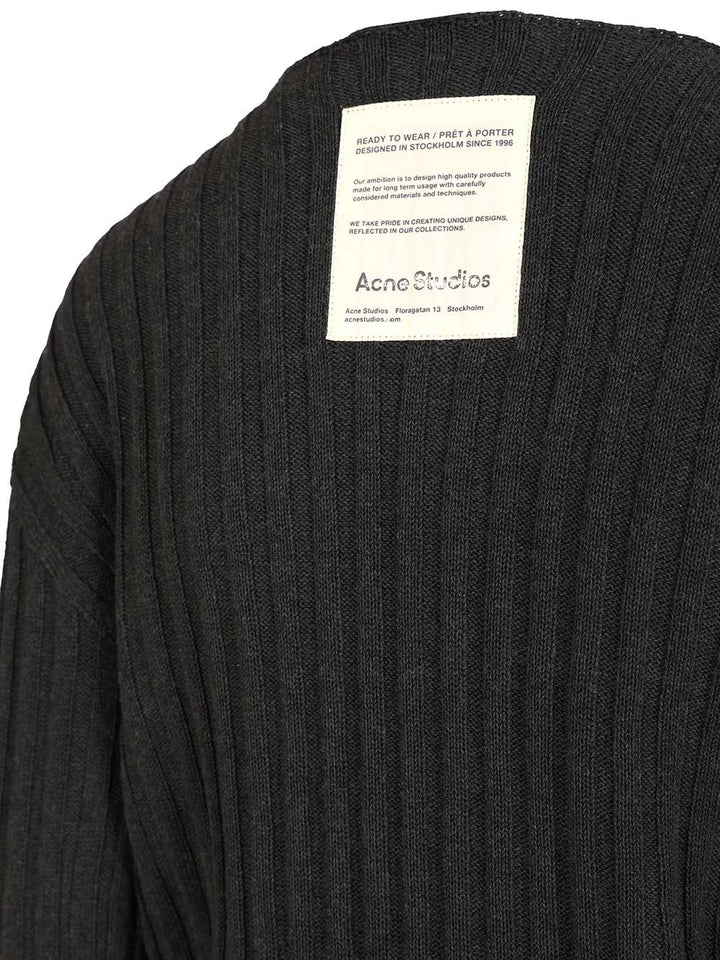 Acne Studios Crew Neck Sweater Knitwear - Grey | 1f5c6ca0ac2d62f5dd132923956464393cb3ae64