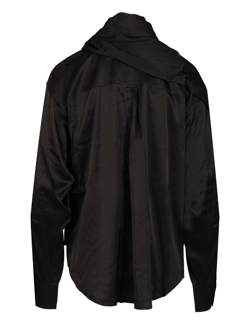 Acne Studios Button-Up Blouse Shirts - Nero | 5102e2c17a5ee7294d6a5be5dcb0a53f0a4bc71d