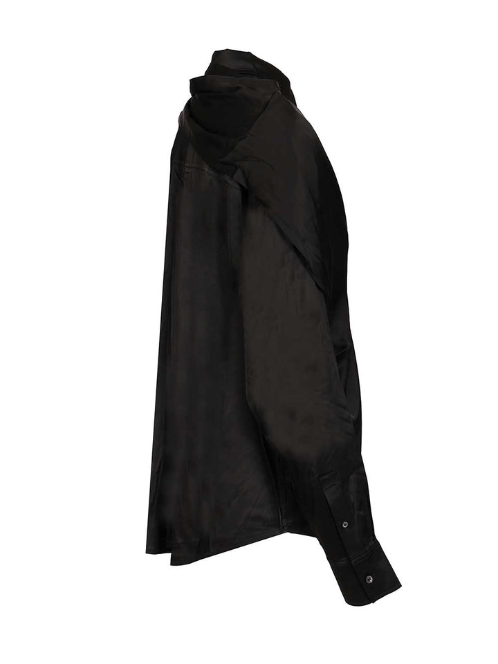 Acne Studios Button-Up Blouse Shirts - Nero | 695b750156b6d91bf63cffb4934ae33bf1359eca