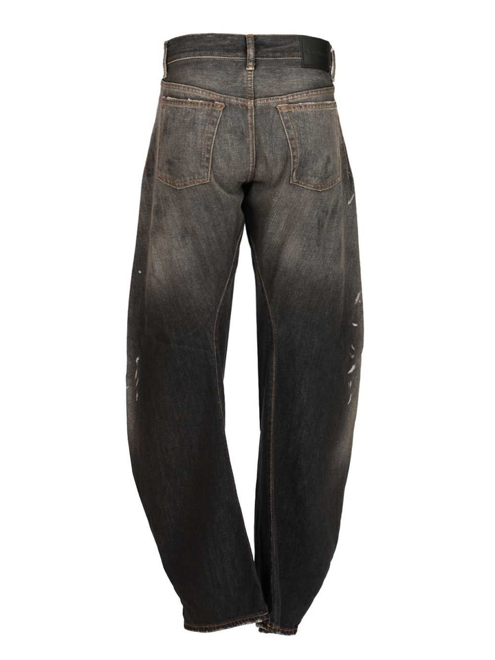 Acne Studios Relaxed Fit Jeans - Nero | c18b451223b55164b69e8ac8c8b478107d05715e